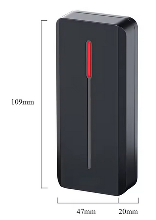 IP68 Waterproof Reader Wiegand Wg26 Wg34 RFID IC ID Card Reader Proximity 125KHZ 13.56Mhz IC for Access Control System