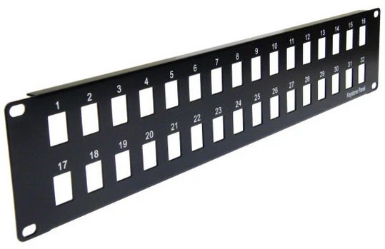 Blank Keystone Network 32-Port
