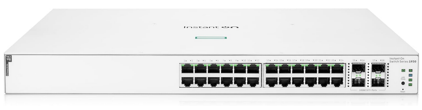 HPE Networking Instant On 1930 24G Class4 PoE 4SFP/SFP+ 370W Switch (JL684B#ABA)